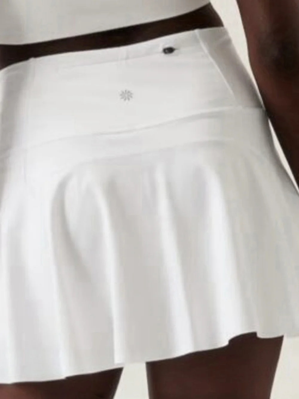 Athleta White Active Skort with Side Phone Pocket